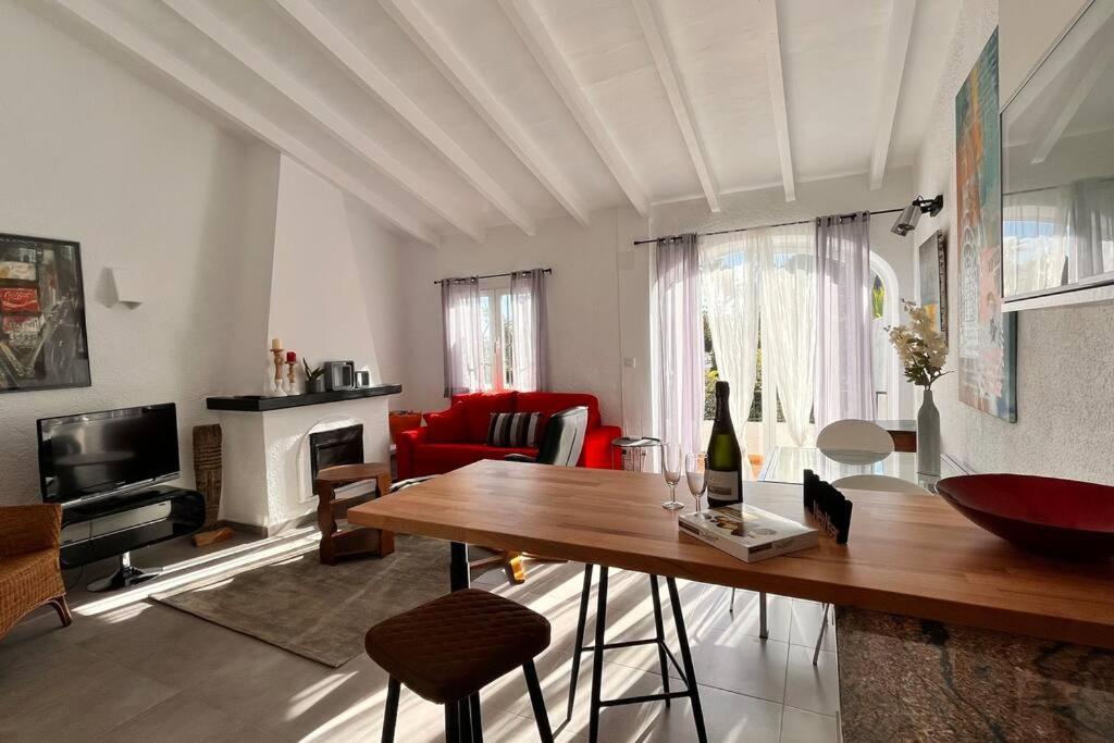 Апартаменты Reihenhaus Mit Garten In Moravit Moraira Теулада Экстерьер фото